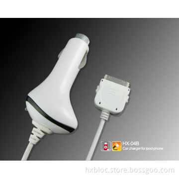Car charger for ipod